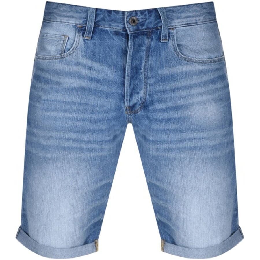 G star raw denim shorts online
